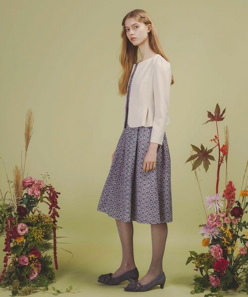 TOCCA / トッカ ノーカラージャケット | 【洗える・消臭】BUTTERFLY WING ジャケット | 詳細2