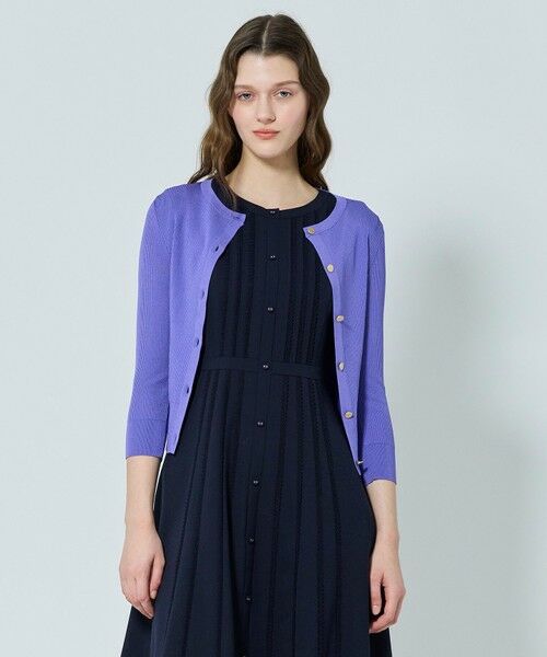 TOCCA / トッカ カーディガン・ボレロ | 【泉里香さん着用】AUTUMN TIME カーディガン(パープル系)