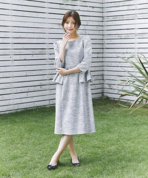 TOCCA / トッカ ロング・マキシ丈ワンピース | 【WEB限定カラーあり・洗える・消臭】FLAPFLAP ドレス | 詳細5