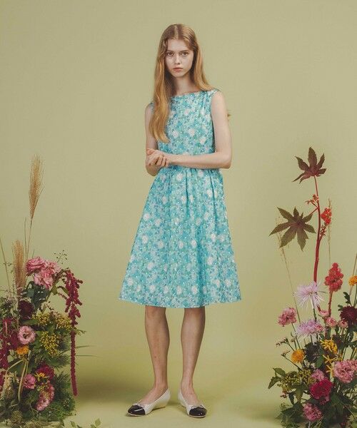 TOCCA / トッカ ロング・マキシ丈ワンピース | 【洗える・消臭】WHISPERS OF COSMOS ドレス | 詳細1