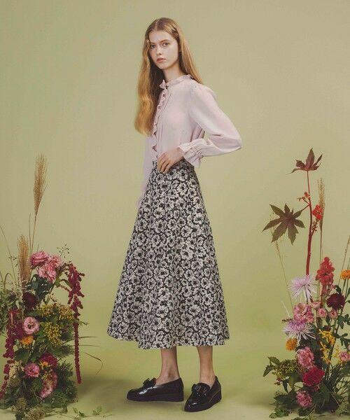 TOCCA / トッカ ミニ・ひざ丈スカート | 【洗える・消臭】MOONLIT FLOWER スカート | 詳細4