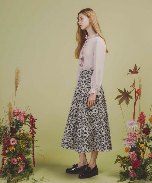 TOCCA / トッカ ミニ・ひざ丈スカート | 【洗える・消臭】MOONLIT FLOWER スカート | 詳細5