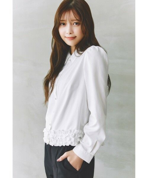 TOCCA / トッカ シャツ・ブラウス | 【消臭】TIMELESS CLASSIC 裾フリルブラウス | 詳細1