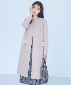 TOCCA / トッカ その他アウター | 【洗える・消臭】FUR BOX ウールコート