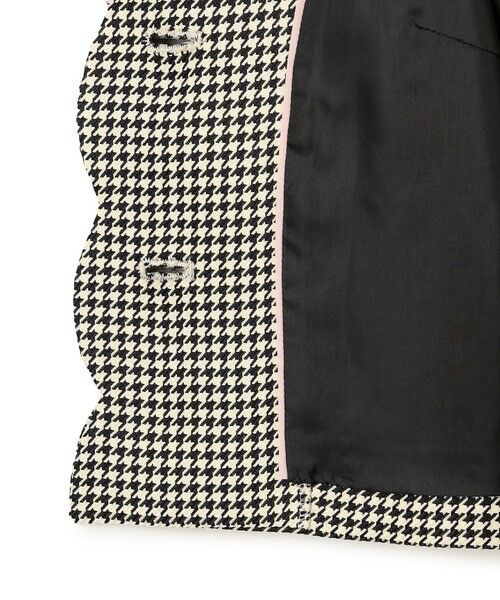 TOCCA / トッカ ノーカラージャケット | 【百田夏菜子さん着用】【消臭】BABY SCALLOP 千鳥柄ジャケット | 詳細12