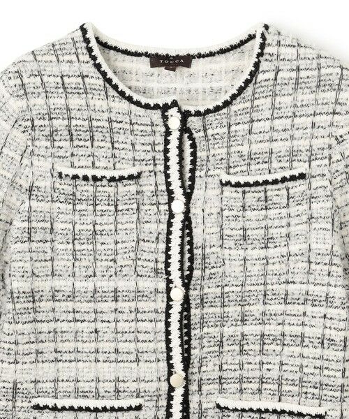 TOCCA / トッカ カーディガン・ボレロ | 【百田夏菜子さん着用】FLUFFY PATH ニットジャケット | 詳細3