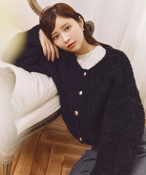 TOCCA / トッカ カーディガン・ボレロ | LOP EARED POODLE ニットアウター | 詳細1