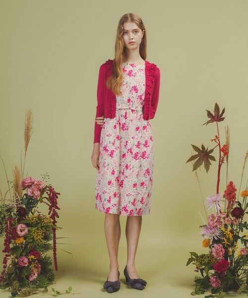 TOCCA / トッカ ロング・マキシ丈ワンピース | 【洗える・消臭】SCARLET MALLOW ドレス | 詳細5