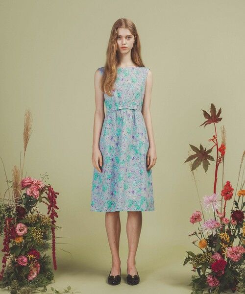 TOCCA / トッカ ロング・マキシ丈ワンピース | 【洗える・消臭】SCARLET MALLOW ドレス | 詳細16