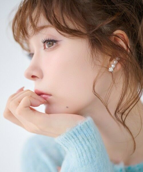 TOCCA/gbJ y؃AT񒅗pzTRILL PEARL EARRINGS CO Vo[n F
