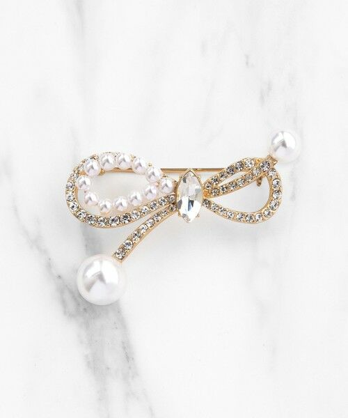 TOCCA / トッカ ブローチ・コサージュ | SHAKE RIBBON 2WAY BROOCH NECKLACE ブローチネックレス | 詳細3