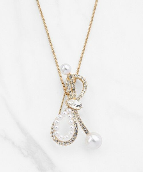 TOCCA / トッカ ブローチ・コサージュ | SHAKE RIBBON 2WAY BROOCH NECKLACE ブローチネックレス | 詳細3