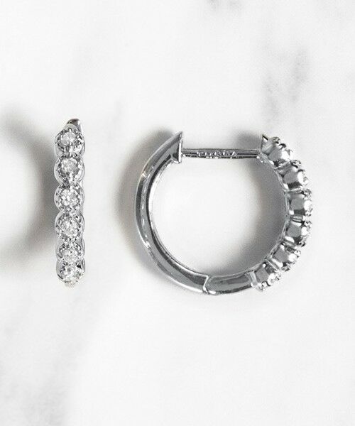 TOCCA/gbJ yWEBzFRILL DIAMOND PIERCED EARRINGS K10 _Ch sAX zCgS[hn F