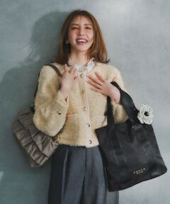TOCCA / トッカ トートバッグ | 【アップサイクルコサージュ付き・美香＆Lov?coコラボ・数量限定・A4サイズ対応】FLOWER IN HEART BAG バッグ
