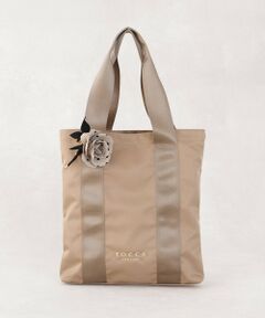 TOCCA / トッカ トートバッグ | 【アップサイクルコサージュ付き・美香＆Lov?coコラボ・数量限定・A4サイズ対応】FLOWER IN HEART BAG バッグ