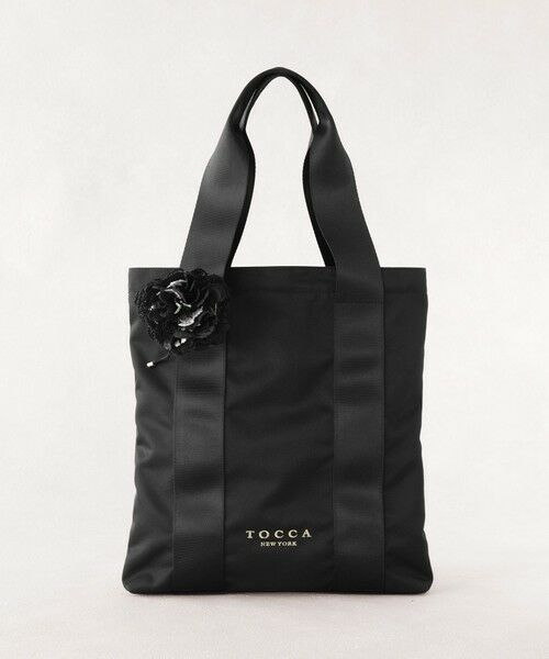 TOCCA / トッカ トートバッグ | 【アップサイクルコサージュ付き・美香＆Lov?coコラボ・数量限定・A4サイズ対応】FLOWER IN HEART BAG バッグ | 詳細6