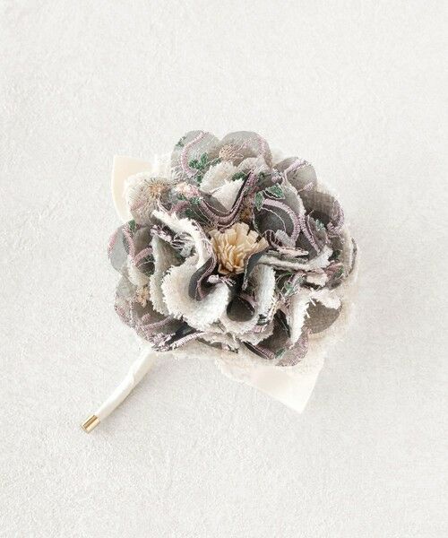 TOCCA / トッカ トートバッグ | 【アップサイクルコサージュ付き・美香＆Lov?coコラボ・数量限定・A4サイズ対応】FLOWER IN HEART BAG バッグ | 詳細23