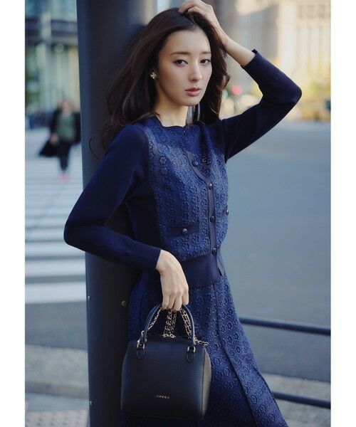 TOCCA / トッカ ショルダーバッグ | 【宮本茉由さん着用】ECLAT CARRE LEATHERBAG レザーバッグ | 詳細2