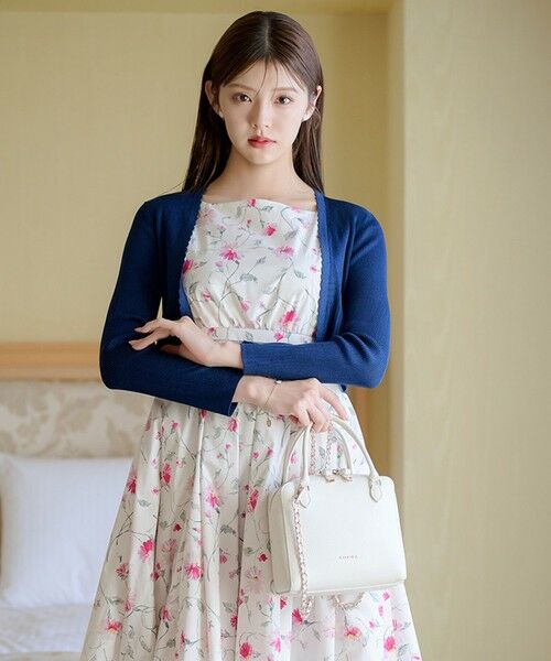 TOCCA / トッカ ショルダーバッグ | 【宮本茉由さん着用】ECLAT CARRE LEATHERBAG レザーバッグ | 詳細12