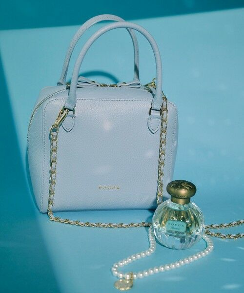 TOCCA/トッカ ECLAT CARRE LEATHERBAG レザーバッグ ブルー系 F