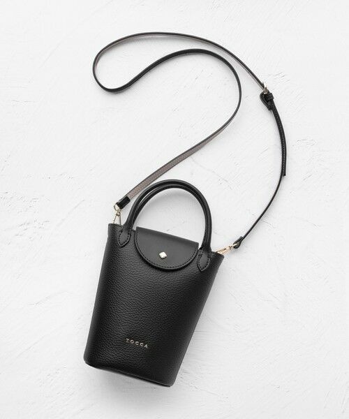 TOCCA / トッカ ショルダーバッグ | 【八木アリサさん着用】PETAL SILHOUETTE LEATHER POCHETTE ポシェット | 詳細1