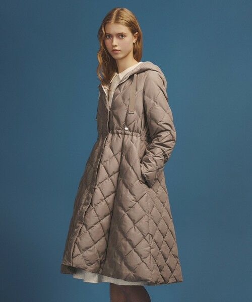 TOCCA/トッカ 【洗える・消臭】PLAYING CARD ロングコート ブラウン系 4 TOCCA/トッカ 【洗える・消臭】PLAYING CARD ロングコート ブラウン系 4