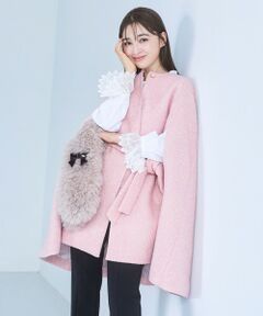 TOCCA / トッカ ポンチョ | 【消臭】SNOWBERRY POCKET TWEED ポンチョ