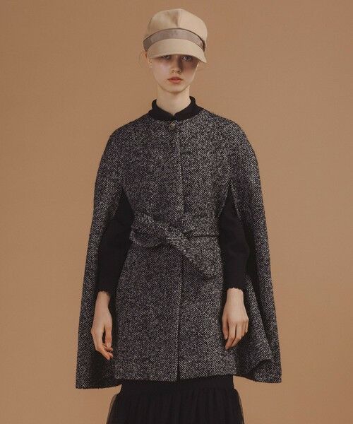 TOCCA / トッカ ポンチョ | 【消臭】SNOWBERRY POCKET TWEED ポンチョ | 詳細3