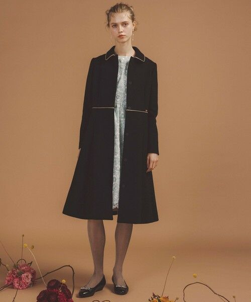 TOCCA / トッカ テーラードジャケット | 【消臭】BITTER CARAMEL CHOCOLATE ウールコート | 詳細1