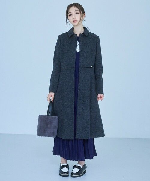 TOCCA / トッカ テーラードジャケット | 【消臭】BITTER CARAMEL CHOCOLATE ウールコート | 詳細4