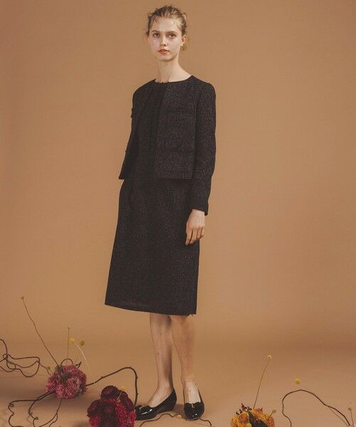 TOCCA / トッカ ノーカラージャケット | 【消臭】MIST TWEED ジャケット | 詳細14