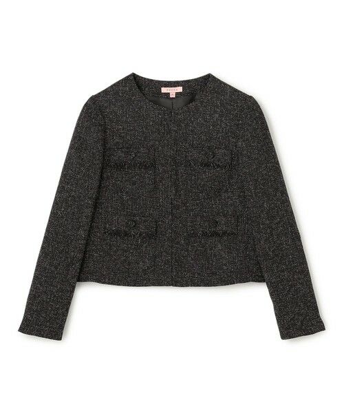 TOCCA / トッカ ノーカラージャケット | 【消臭】MIST TWEED ジャケット | 詳細17