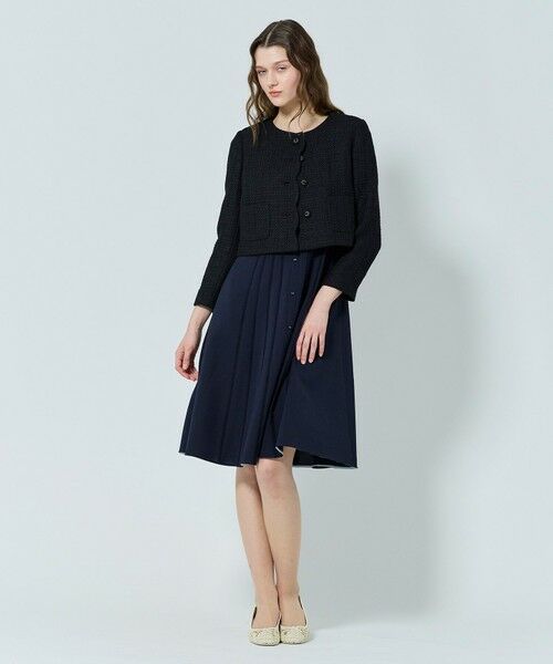 TOCCA / トッカ ノーカラージャケット | 【消臭】BABY SCALLOP ツイードジャケット | 詳細2