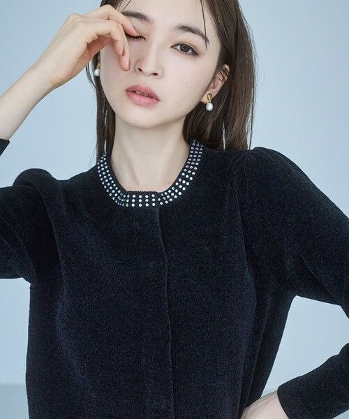 TOCCA / トッカ ニット・セーター | MIDNIGHT VELVET ニットジャケット | 詳細11