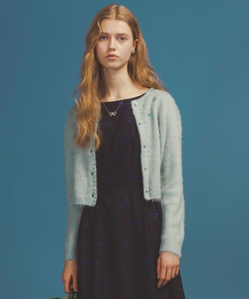 TOCCA/トッカ 【洗える】MIDNIGHT STAR カーディガン スカイブルー系 M TOCCA/トッカ 【洗える】MIDNIGHT STAR カーディガン スカイブルー系 M