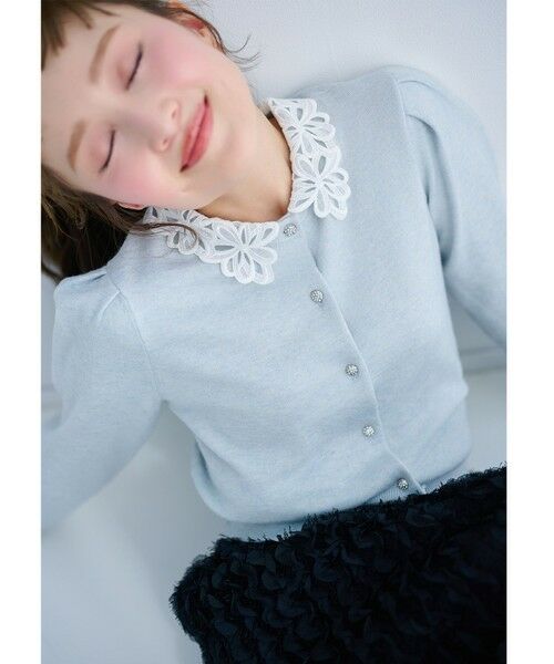 TOCCA/トッカ 【洗える】MOONLIT MUSE カーディガン グレー系 M TOCCA/トッカ 【洗える】MOONLIT MUSE カーディガン グレー系 M