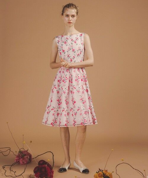 TOCCA/トッカ 【洗える・消臭】NO THORN ROSE ドレス ピンク系7 0 TOCCA/トッカ 【洗える・消臭】NO THORN ROSE ドレス ピンク系7 0