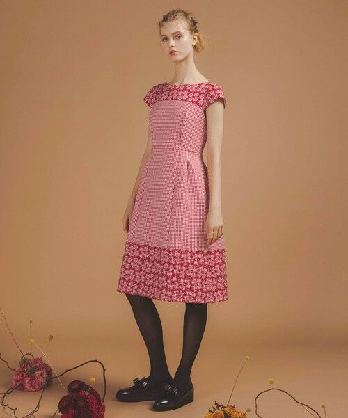 TOCCA/トッカ 【洗える・消臭】FLOWER AND PLOVERS ドレス ワイン系7 4 TOCCA/トッカ 【洗える・消臭】FLOWER AND PLOVERS ドレス ワイン系7 4