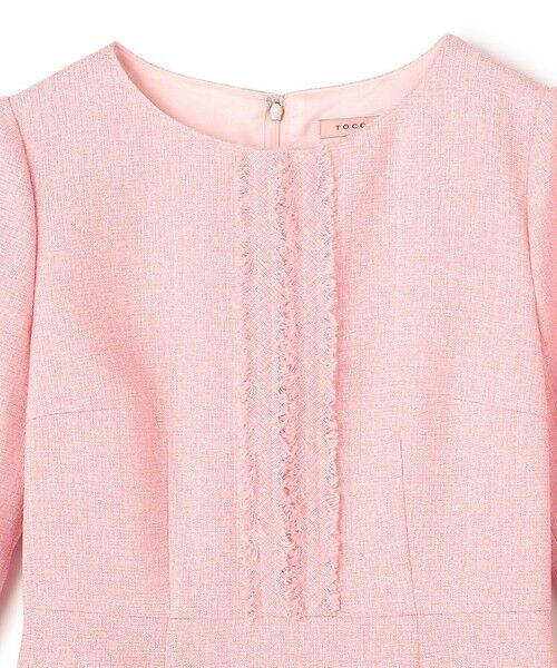 TOCCA / トッカ ロング・マキシ丈ワンピース | 【洗える・消臭】MIST TWEED ドレス | 詳細6