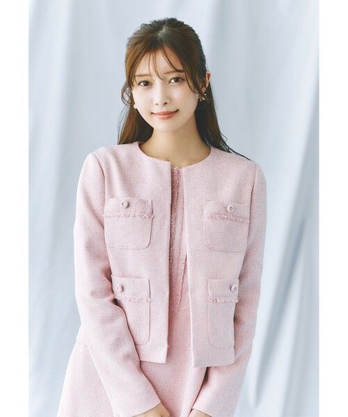 TOCCA / トッカ ロング・マキシ丈ワンピース | 【洗える・消臭】MIST TWEED ドレス | 詳細2