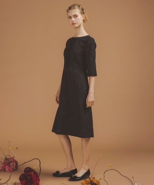 TOCCA / トッカ ロング・マキシ丈ワンピース | 【洗える・消臭】MIST TWEED ドレス | 詳細13