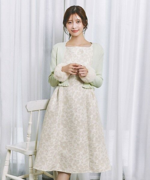 TOCCA/トッカ 【00サイズあり・消臭】MELANGE PETAL ドレス ベージュ系5 00 TOCCA/トッカ 【00サイズあり・消臭】MELANGE PETAL ドレス ベージュ系5 00