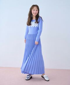 TOCCA / トッカ ミニ丈・ひざ丈ワンピース | 【百田夏菜子さん着用】NIGHT PETAL ニットドレス