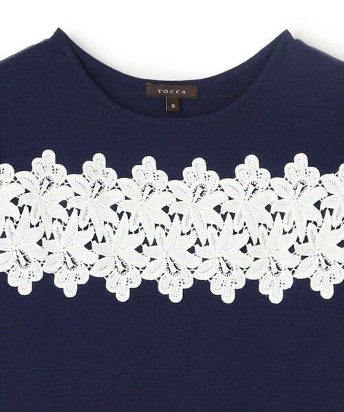 TOCCA / トッカ ミニ丈・ひざ丈ワンピース | 【百田夏菜子さん着用】NIGHT PETAL ニットドレス | 詳細10