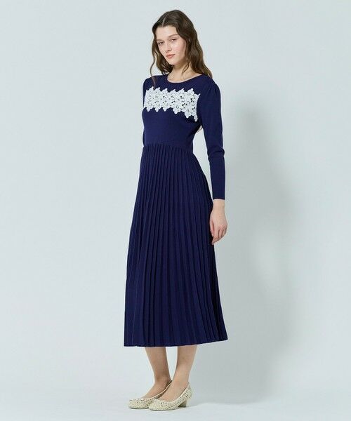 TOCCA / トッカ ミニ丈・ひざ丈ワンピース | 【百田夏菜子さん着用】NIGHT PETAL ニットドレス | 詳細3