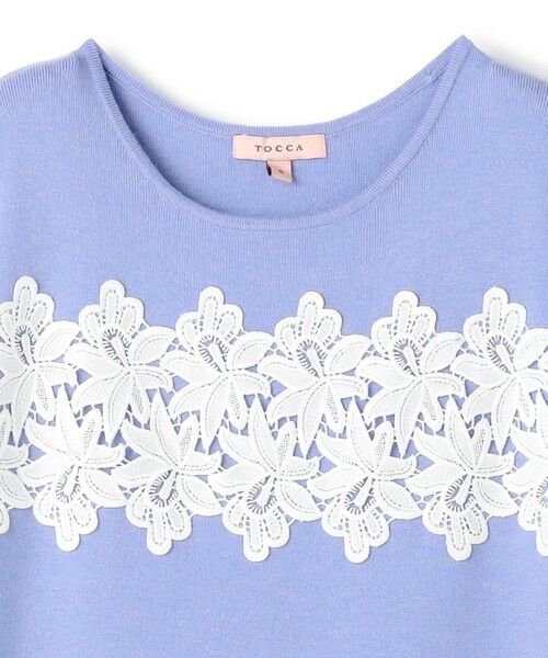 TOCCA / トッカ ミニ丈・ひざ丈ワンピース | 【百田夏菜子さん着用】NIGHT PETAL ニットドレス | 詳細14