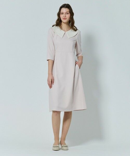 TOCCA / トッカ ロング・マキシ丈ワンピース | 【八木アリサさん着用】【00サイズあり・消臭】FLYING SAUCER 七分丈ドレス | 詳細13