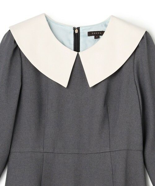 TOCCA / トッカ ロング・マキシ丈ワンピース | 【八木アリサさん着用】【00サイズあり・消臭】FLYING SAUCER 七分丈ドレス | 詳細21