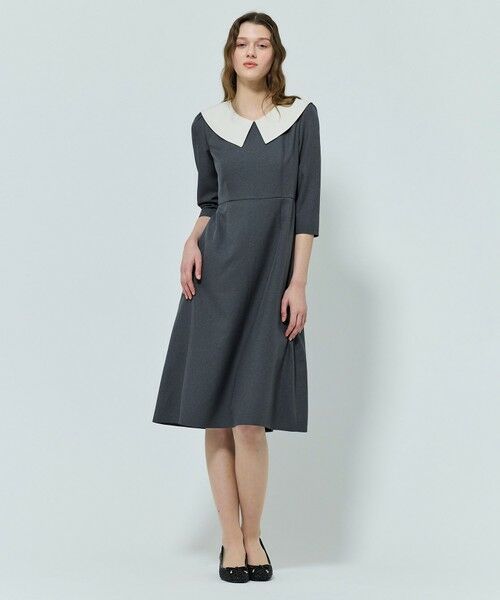 TOCCA / トッカ ロング・マキシ丈ワンピース | 【八木アリサさん着用】【00サイズあり・消臭】FLYING SAUCER 七分丈ドレス | 詳細16