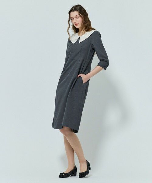 TOCCA / トッカ ロング・マキシ丈ワンピース | 【八木アリサさん着用】【00サイズあり・消臭】FLYING SAUCER 七分丈ドレス | 詳細17